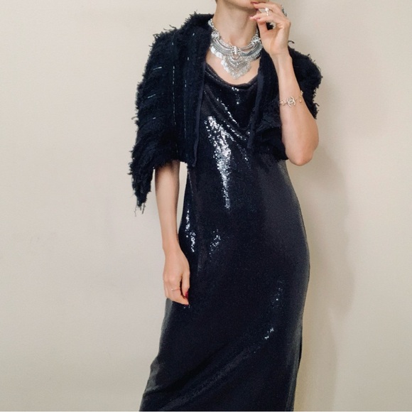 Brand New Abercrombie fitch sequins dress L - Picture 6 of 12